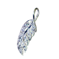 Ida Featherlight Pendant Jewelry with Sparkling Leaf Design