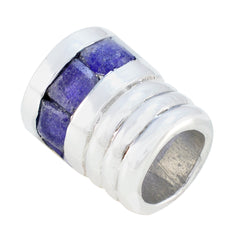 Carla Featherlight Pendant Necklace for Everyday Glam Indian Blue Sapphire Blue Blue