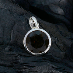 Micaela Featherlight Pendant with Smoky Gemstone