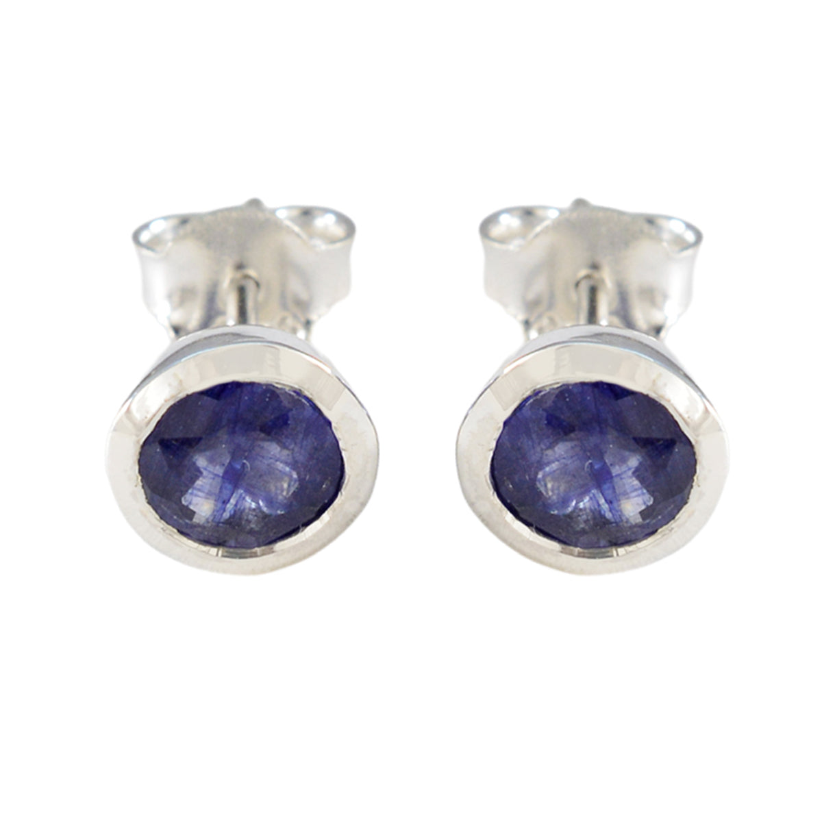 Fernanda Blue Solitaire Earrings for Every Occasion Blue Sapphire CZ Blue Stud