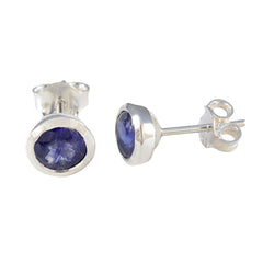 Fernanda Blue Solitaire Earrings for Every Occasion