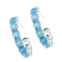 Florencia Blue Stud Earrings for Everyday Glam