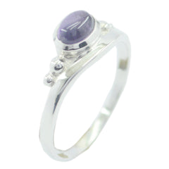 Freya Purple Solitaire Ring for Everyday Glam