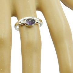 Freya Purple Solitaire Ring for Everyday Glam
