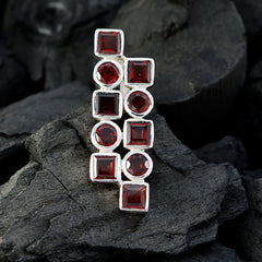 Freya Red Pendant Sparkling Gemstone Jewelry Garnet Red Red