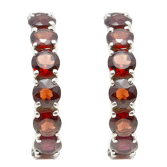 Gabriela Red Stud Earrings for Everyday Glam