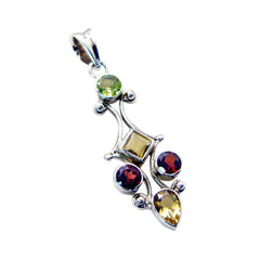 Ellie Multicolor Gemstone Pendant for Every Occasion
