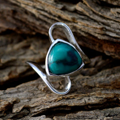 Clara Geometric Turquoise Solitaire Ring
