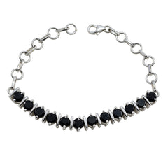 Giulia Black Tennis Bracelet for Stylish Elegance Black Onyx Black