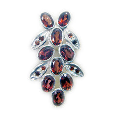 Olivia Glamorous Red Pendant Jewelry for Chic Style Garnet Red Red