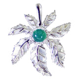 Lorena Green Cocktail Pendant Necklace - Gemstone Design Green Onyx Green Green