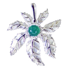 Lorena Green Cocktail Pendant Necklace - Gemstone Design Green Onyx Green Green