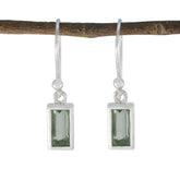 Lili Green Dainty Solitaire Earrings for Everyday Glam Green Amethyst Green Dangle