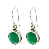 Isadora Green Dangle Earrings for a Chic Look Green Onyx Green Dangle