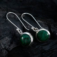 Charlotte Green Dangle Earrings in Gemstone Design