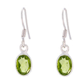 Nayara Green Dangle Earrings for Everyday Glam Peridot Green Dangle