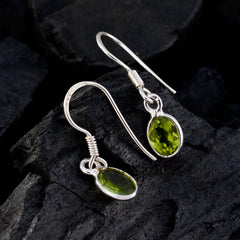 Nayara Green Dangle Earrings for Everyday Glam