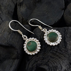Renata Green Dangle Earrings - Gemstone Style