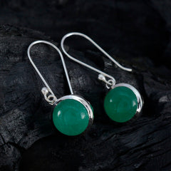 Bella Green Dangle Earrings for Stylish Elegance
