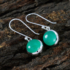 Bella Green Dangle Earrings for Stylish Elegance