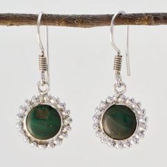 Renata Green Dangle Earrings - Gemstone Style