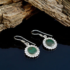 Renata Green Dangle Earrings - Gemstone Style