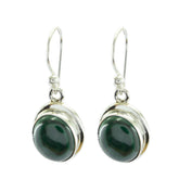 Lea Green Dangle Earrings for Everyday Glamour Malachite Green Dangle