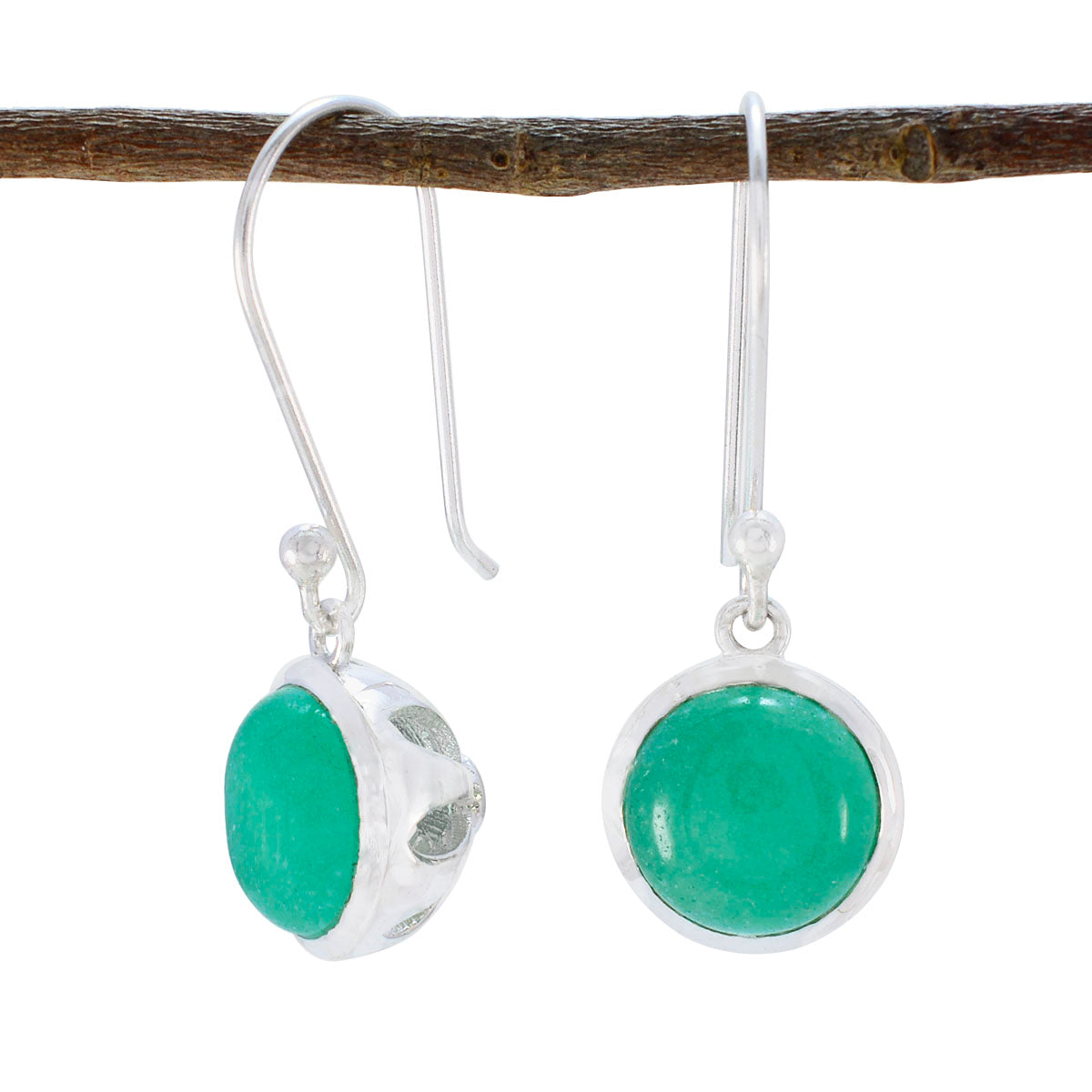 Bella Green Dangle Earrings for Stylish Elegance Green Onyx Green Dangle