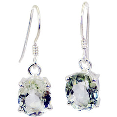 Amanda Green Dangle Earrings for Stylish Occasions Green Amethyst Green Dangle