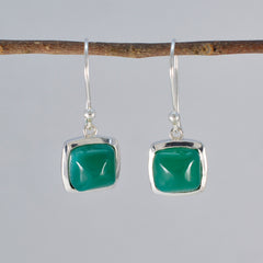 Ji-eun Green Dangle Earrings for Daily Glam