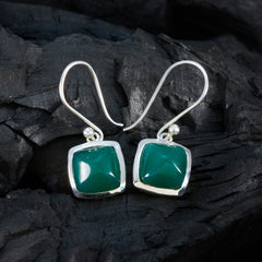 Ji-eun Green Dangle Earrings for Daily Glam