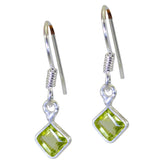 Noelia Green Dangle Earrings for Stylish Vibes Peridot Green Dangle