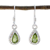 Aaliyah Green Dangle Earrings for Everyday Glam Peridot Green Dangle