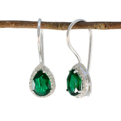 Ayesha Green Dangle Earrings for Elegant Style