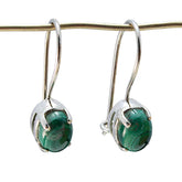 Layla Green Featherlight Dangle Earrings for Chic Style Malachite Green Dangle