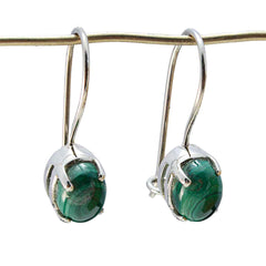 Layla Green Featherlight Dangle Earrings for Chic Style Malachite Green Dangle