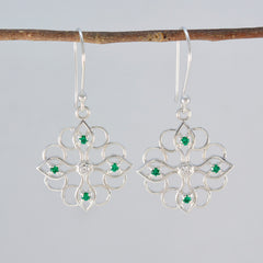 Soo-jin Green Featherlight Earrings with Gemstone Accent