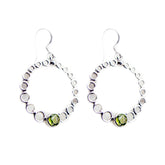Abigail Green Featherlight Earrings for Everyday Glam Peridot Green Dangle
