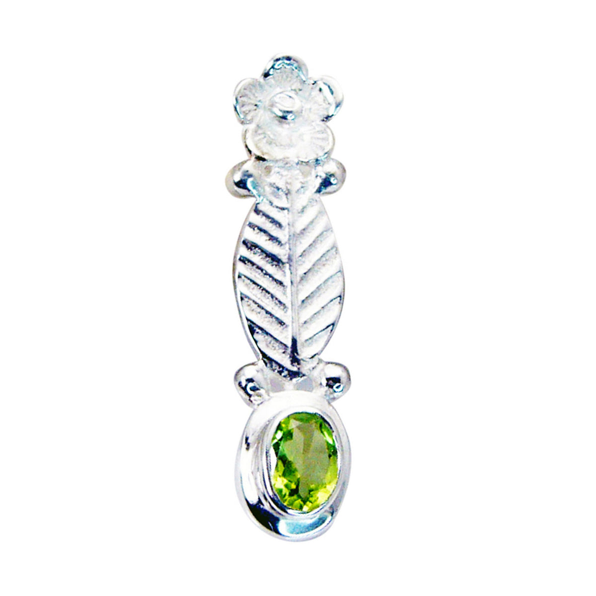 Alina Green Featherlight Pendant for Everyday Elegance Peridot Green Green