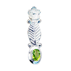 Alina Green Featherlight Pendant for Everyday Elegance Peridot Green Green