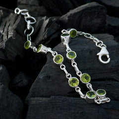 Isabelle Green Gemstone Bracelet for Elegant Style