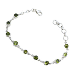 Isabelle Green Gemstone Bracelet for Elegant Style