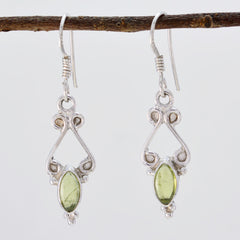 Gabriela Green Gemstone Dangle Earrings for Everyday Glam