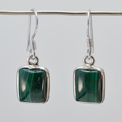 Kennedy Green Gemstone Dangle Earrings for Chic Style