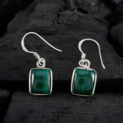 Josephine Green Gemstone Dangle Earrings for Glam