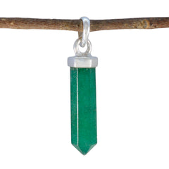 Julieta Green Gemstone Pendant for Everyday Glam Indian Emerald Green Green