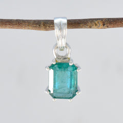 Zoe Green Gemstone Pendant for Everyday Elegance