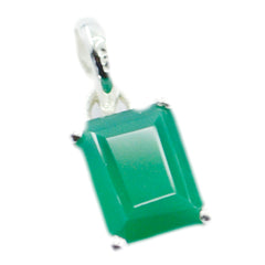 Nella Green Gemstone Pendant for Everyday Elegance