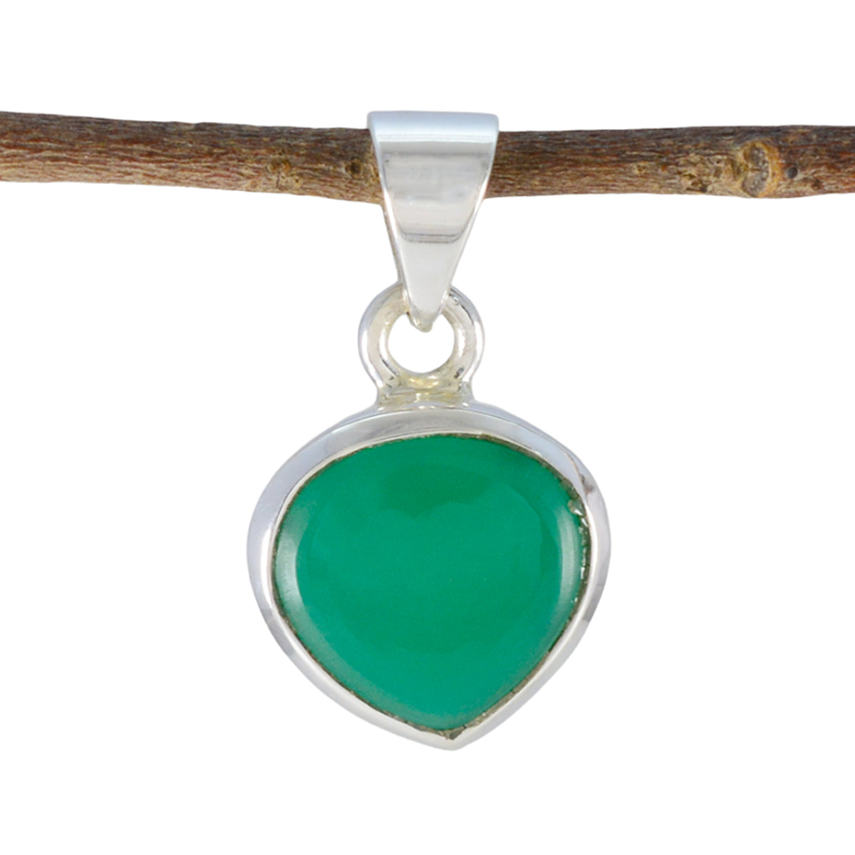 Dayana Green Gemstone Pendant for Everyday Elegance Indian Emerald Green Green