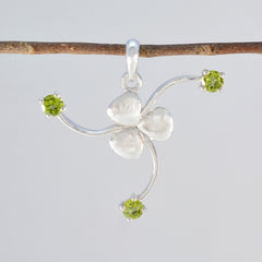 Ines Green Gemstone Pendant for Everyday Elegance